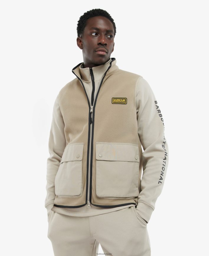 бетон жилетка от дъбово руно 4FN2BH1133 мъже Barbour облекло