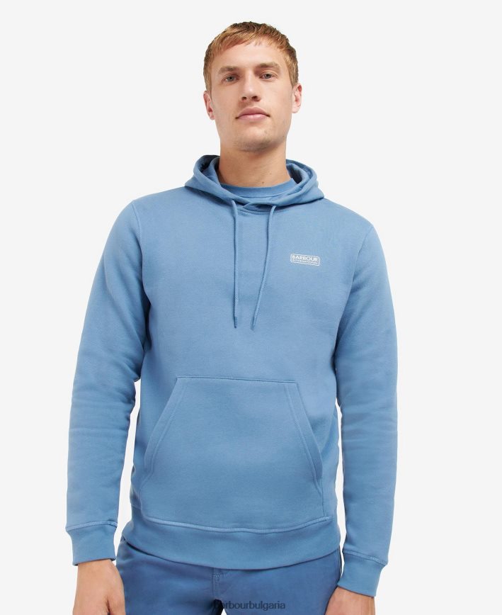 черен суичър с малко лого 4FN2BH1005 мъже Barbour облекло