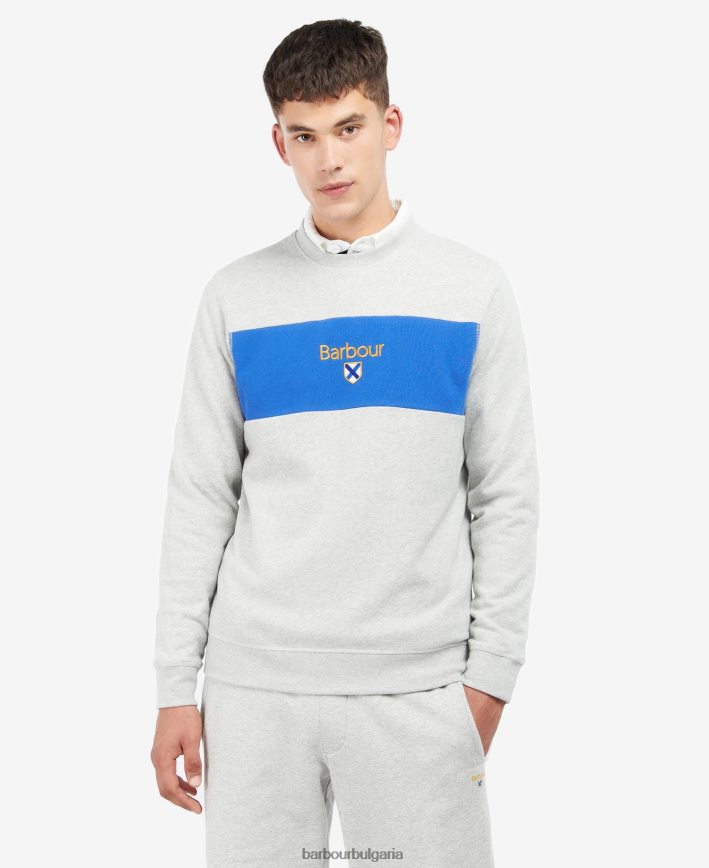 неутрален суитшърт на почетния панел на екипажа 4FN2BH1049 мъже Barbour облекло