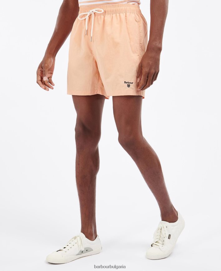 коралови пясъци бански шорти с етерично лого 4FN2BH1212 мъже Barbour облекло