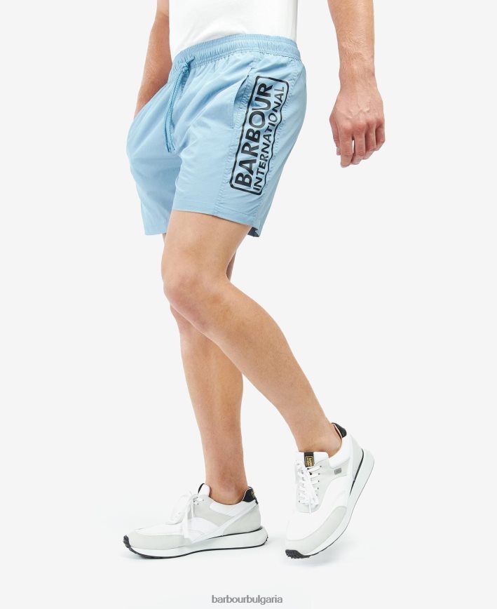 нощно небе бански шорти с голямо лого 4FN2BH1228 мъже Barbour облекло
