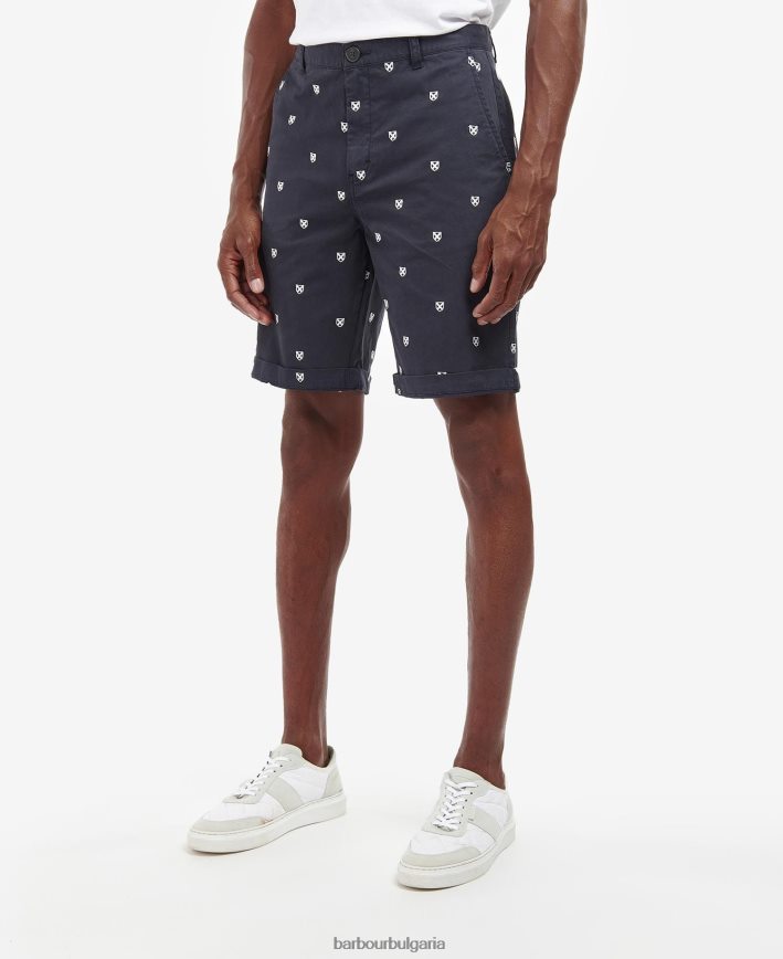 класически флот бродирани шорти 4FN2BH1230 мъже Barbour облекло