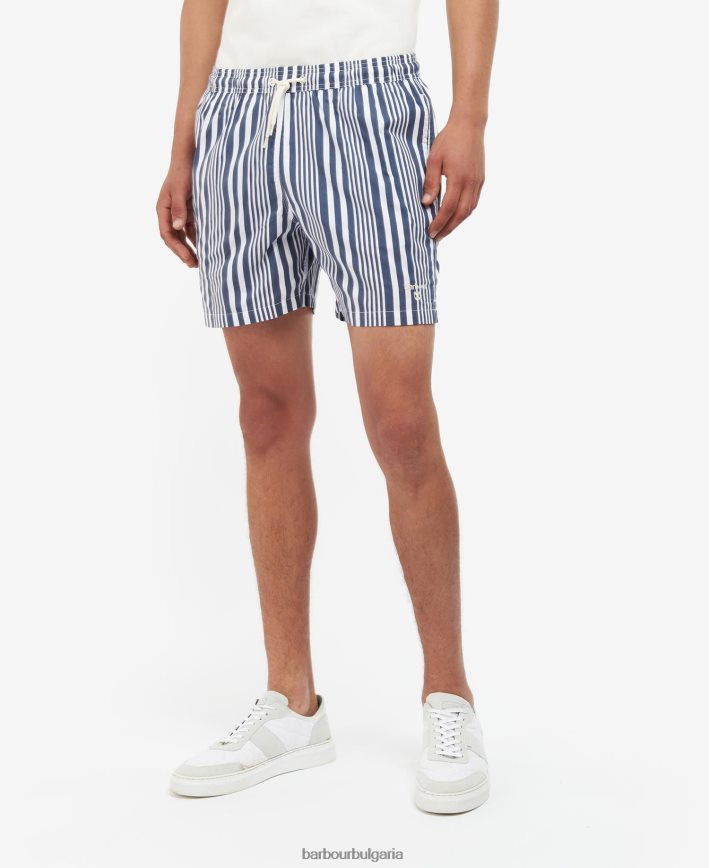 класическо червено бански шорти deckham 4FN2BH1156 мъже Barbour облекло