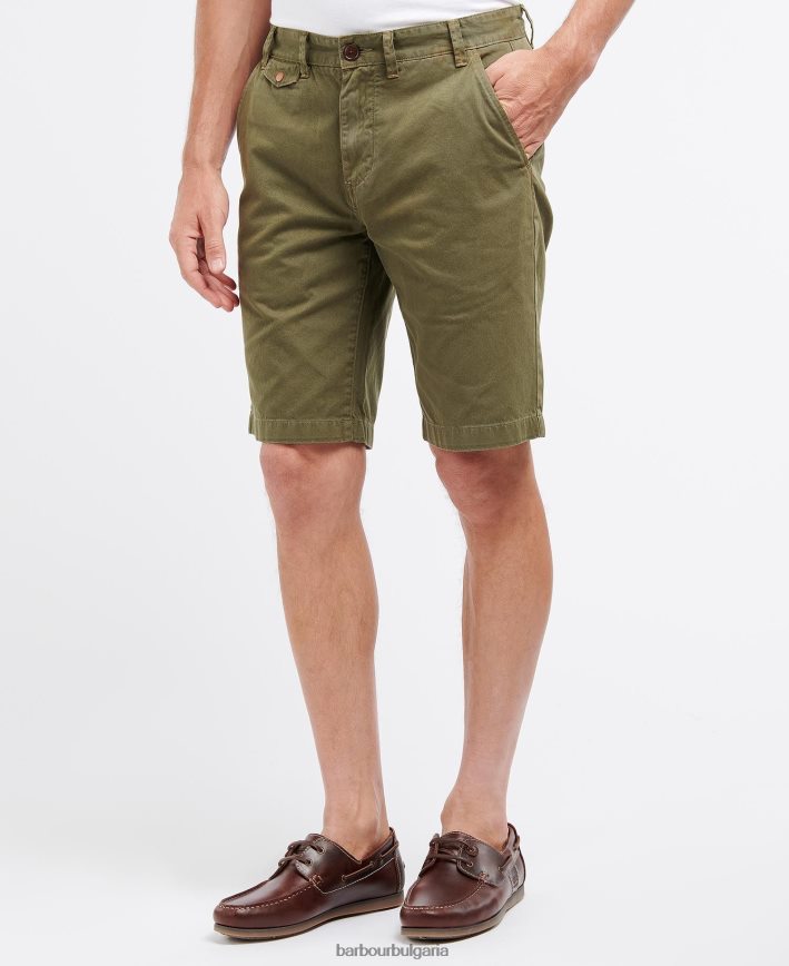 силово синьо шорти от кепър от neuston 4FN2BH1173 мъже Barbour облекло