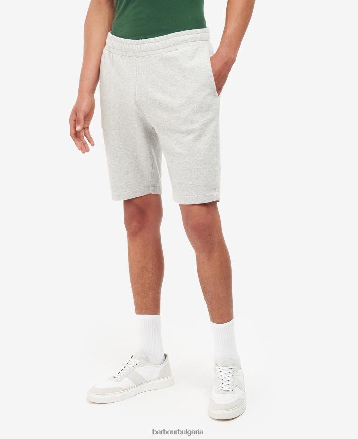 сив мергел спортни шорти newnham 4FN2BH1182 мъже Barbour облекло
