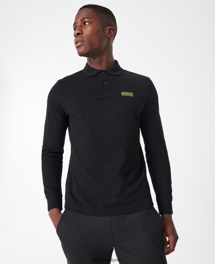 международен флот международна поло тениска с дълги ръкави 4FN2BH662 мъже Barbour облекло