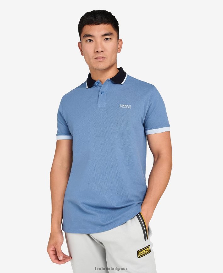 класическо бяло поло тениска howall 4FN2BH661 мъже Barbour облекло