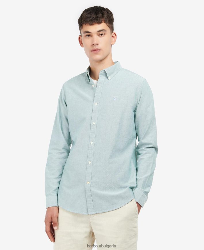 класическо розово оксфордска риза 4FN2BH309 мъже Barbour облекло