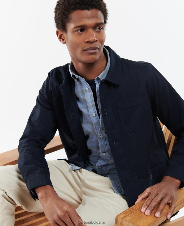 камък дене тениска 4FN2BH490 мъже Barbour облекло