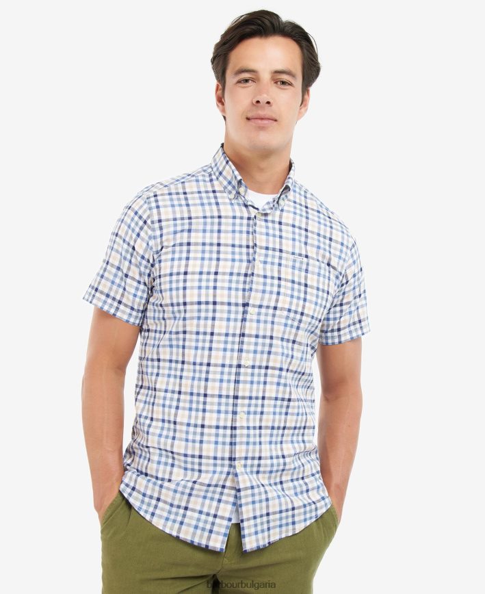 класическо розово риза по поръчка barbout kinson 4FN2BH441 мъже Barbour облекло