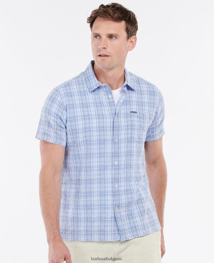 прашен джоджен лятна риза с къс ръкав deanhill 4FN2BH400 мъже Barbour облекло