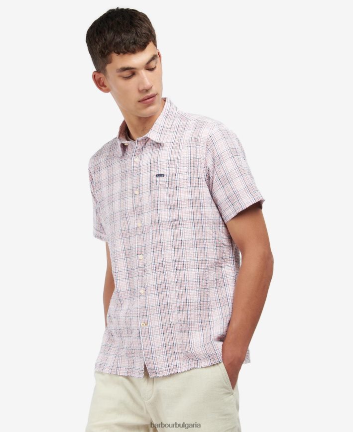 класическо розово лятна риза с къс ръкав deanhill 4FN2BH498 мъже Barbour облекло