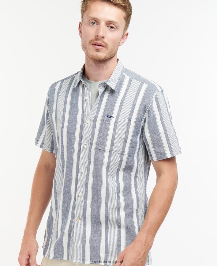 класически флот обикновена риза thewles 4FN2BH511 мъже Barbour облекло