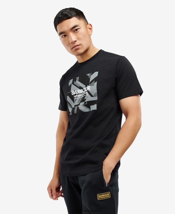 класическо бяло дарвен тениска 4FN2BH801 мъже Barbour облекло