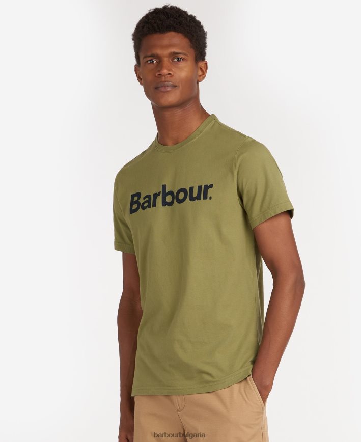 нов флот тениска с лого 4FN2BH822 мъже Barbour облекло