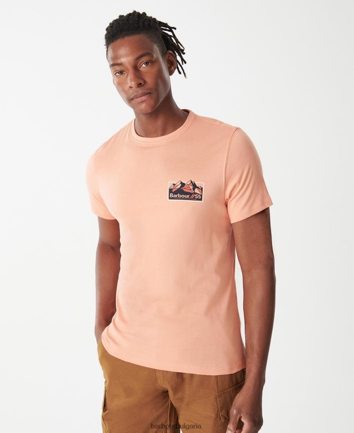 шепот бял тениска Glasson 4FN2BH783 мъже Barbour облекло