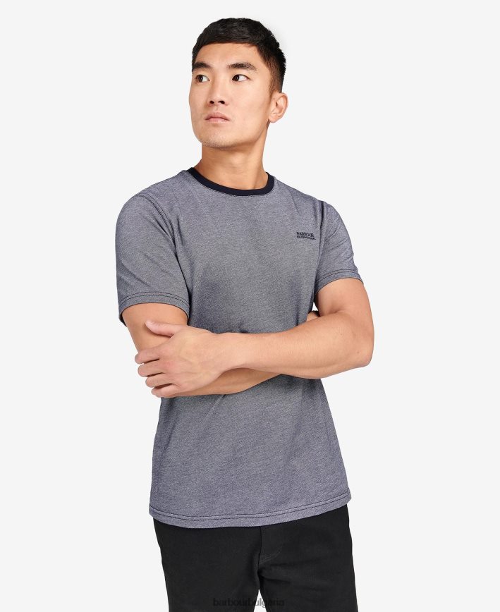 нощно небе/шепот бял тениска Morse 4FN2BH897 мъже Barbour облекло