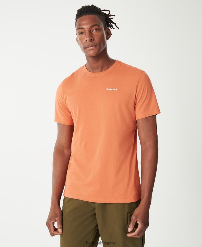 изгорена маслина тениска kentrigg 4FN2BH749 мъже Barbour облекло