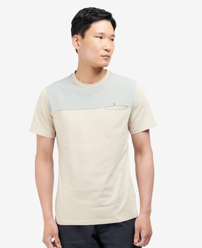 палома тениска woodham panel 4FN2BH922 мъже Barbour облекло