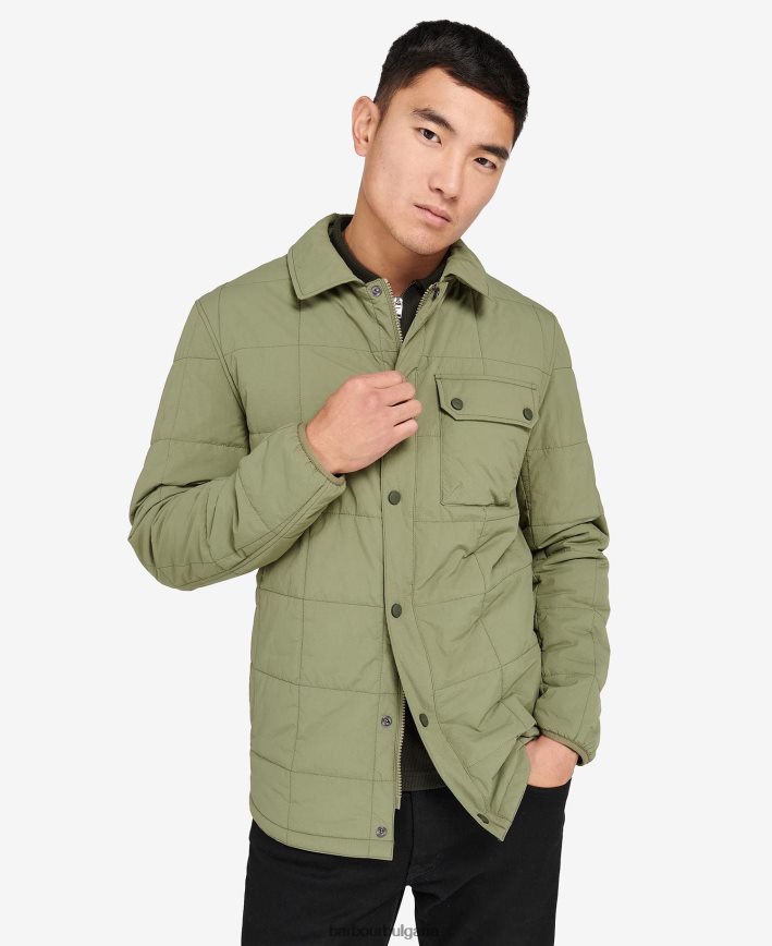 класическо черно туристическо ватирано яке 4FN2BH141 мъже Barbour облекло