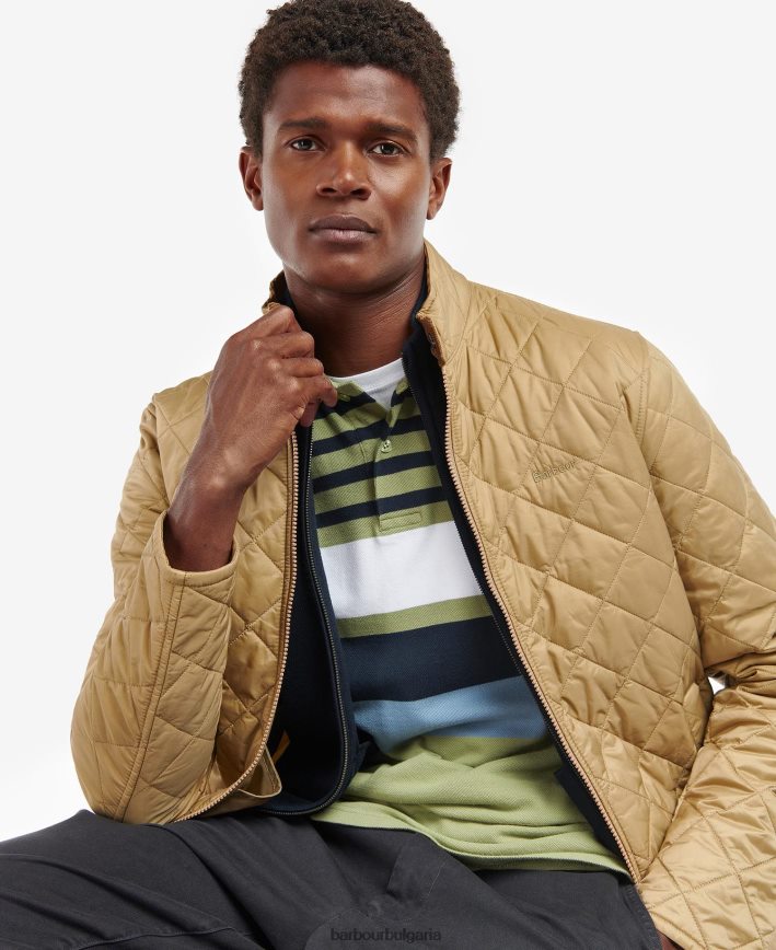 пясък ватирано яке hann 4FN2BH160 мъже Barbour облекло