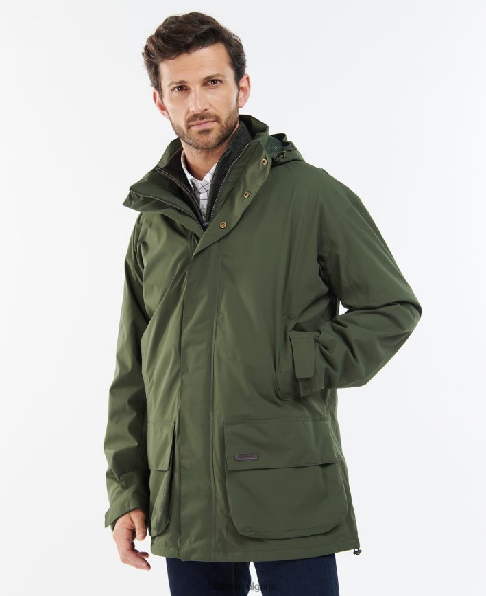 маслина суинтън яке 4FN2BH185 мъже Barbour облекло