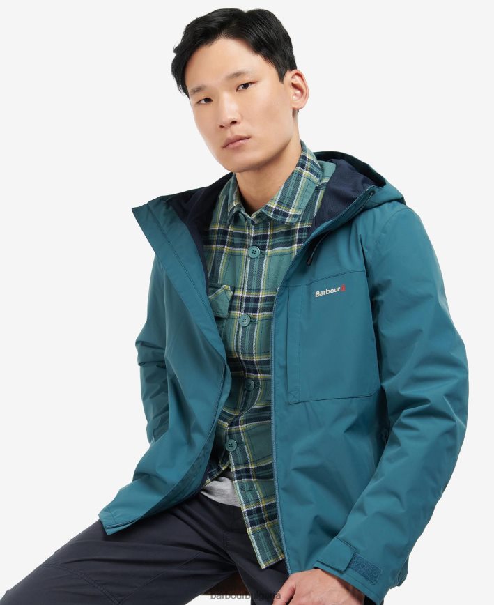 езеро водоустойчиво яке kenton 4FN2BH197 мъже Barbour облекло