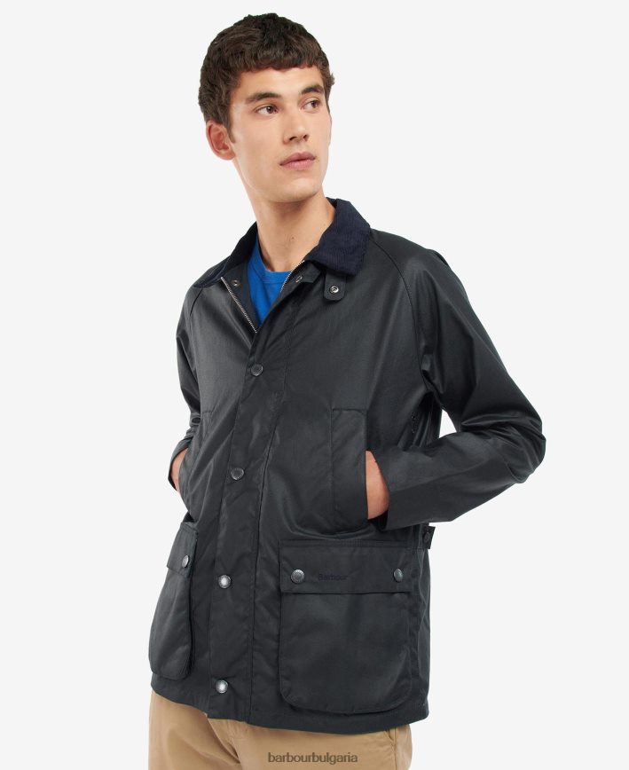 класически флот ambleton восъчно яке 4FN2BH51 мъже Barbour облекло