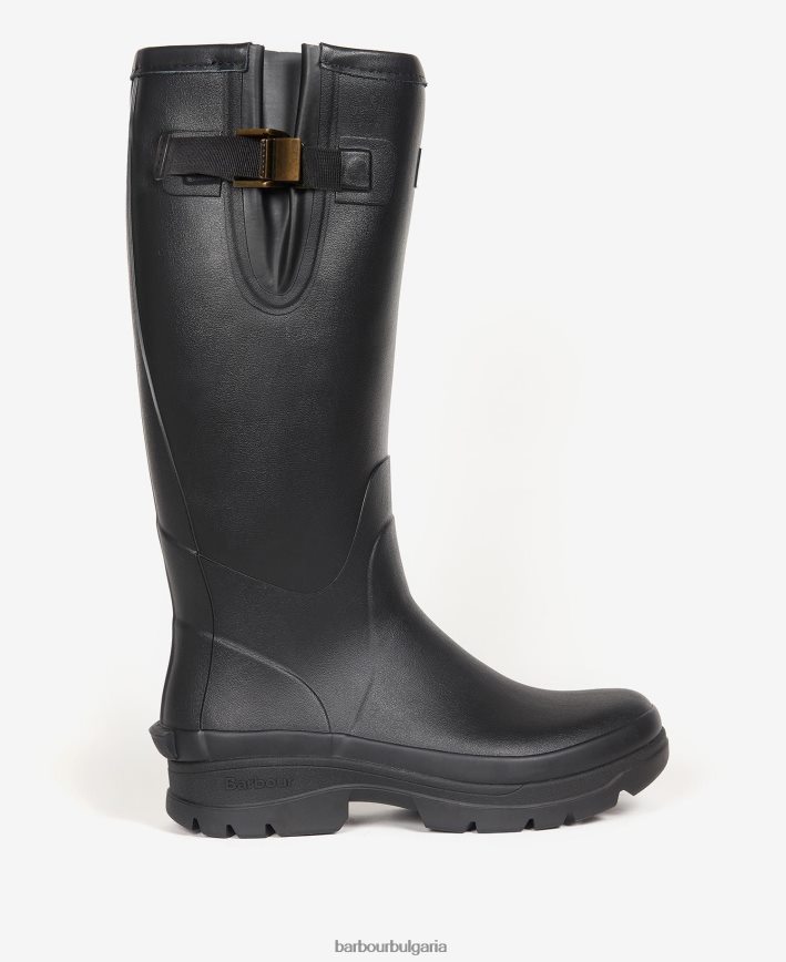 черен tempest wellingtons 4FN2BH1357 мъже Barbour обувки